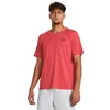 Image de Under Armour T-shirt d'entraînement technique pour homme, Rouge/noir Tex, S