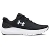 Image de Under Armour UA W Charged Surge 4 Chaussures de sport pour femmes, baskets légères et respirantes, noir/gris anthracite/blanc
