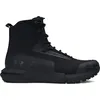 Image de Under Armour UA Charged Valsetz Zip Bottes tactiques pour hommes, chaussures d'alpinisme confortables avec fermeture éclair latérale, noir/noir/gris