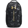 Image de Under Armour Homme Sac À Dos Hustle 6 29 L, Black/Metallic Gold, One Size
