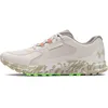 Image de Under Armour Baskets Charged Bandit Trail 3 pour Femme, (102) Matière Grise/Argile Blanche/Orange ero, 37.5 EU
