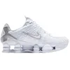 Image de Nike Femme Shox TL Sneaker, Blanc métallisé argenté Max Orange, 45 EU