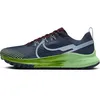 Image de Nike Chaussures de Course React Pegasus Trail 4 pour Homme, Thunder Blue LT Armory Blue Chlorophylle, 41 EU