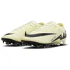 Image de NIKE Homme Zoom Vapor 15 Elite FG Chaussures de Football, Noir (Lemonade Black), 42.5 EU