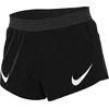 Image de Nike Aeroswift Dri-Fit ADV Short de Course avec Doublure pour Homme, 10,2 cm, Noir/Blanc sommit, Taille S