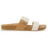 Image de Reef pour femme. CJ8647 Sandales blanches vintage Cushion Vista (37.5), Plat, Aucun, Casuel