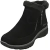Image de Skechers Femme Easy Going Cool Zip! Boots, Black Suede, 41 EU
