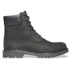 Image de Timberland pour femme. TB18658A0011 Bottes en cuir 6 pouces noir (38 W), Plat, Lacets, Casuel