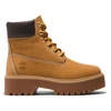 Image de Timberland pour femme. TB1A5RJD2311 Stone Street 6 bottines en cuir marron (37 W), 3 à 5 cm, Lacets, Casuel
