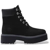 Image de Timberland pour femme. TB1A5RH50151 Bottes en cuir Stone Street 6 Inch noires (38 W), Plat, Lacets, Casuel
