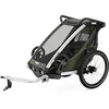 Image de Thule Chariot Lite Remorque Vélo Multisports Vintage Green, Single