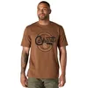 Image de Carhartt T-shirt à manches courtes coupe décontractée pour homme 106531 avec logo script, Taille S