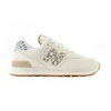 Image de New Balance pour femme. WL574V2 Baskets en cuir 574 blanc (39), Plat, Lacets, Casuel