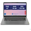 Image de Lenovo IdeaPad 3 14IAU7 - Ordinateur Portable 14'' FHD (Intel Core i7-1255U, RAM 16Go, SSD 512Go, Windows 11 Home) Clavier AZERTY Français - Gris Artique