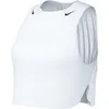 Image de Nike Women's Shirt W NK Arswft Dfadv Crop Tank, White/Black, FN2713-100, L