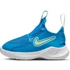 Image de Nike Garçon Unisex Kinder Flex Runner 3 (TD) Young Athletes Shoe, Photo Blue/Vapor Green, 18.5 EU