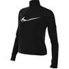 Image de Nike Swoosh Dri-FIT FV6387 Haut de Course pour Femme avec Fermeture éclair Quart