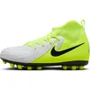 Image de Nike Jr. Phantom Luna 2 Academy AG High-Top-fußballschuh Jüngere/Ältere Kinder Chaussure de Football, Noir métallisé argenté, 36 EU