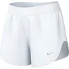 Image de Nike Short de Course Tempo Dri-Fit mi-Haute doublé pour Femme, Blanc/Blanc/argenté réfléchissant, Taille XL