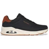 Image de Skechers pour homme. 183004 Trainers Uno Suited On Air black (46), Noir, Plat, Lacets, Casuel