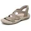 Image de Skechers REGGAE SLIM - STRETCH FLEX Sandales Femme Taupe