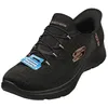 Image de Skechers Femme 150128 Bkgd Fashion-Sneakers, Black Mesh Black Rose Gold Trim, 38 EU