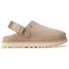 Image de UGG pour femme. 1138252 Sabots en cuir beige Goldenstar (37), Plat, Velcro, Casuel