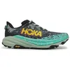 Image de Hoka One One Baskets Speedgoat 6 pour Femme, Noir/Aloe Vera, 37 EU