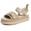 Image de UGG Sandales en Cuir Goldenstar Villa Mustard