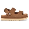 Image de UGG pour femme. 1167399 Sandales en cuir Goldenstar Glide marron (39), 1 à 3 cm, Velcro, Casuel