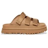 Image de UGG pour femme. 1167430 GoldenGlow sandales en cuir marron (38), Plat, Aucun, Casuel