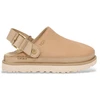 Image de UGG pour femme. 1169590 Sabots en cuir Goldenstar Villa marron clair (36), 1 à 3 cm, Boucle, Casuel