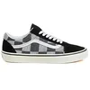 Image de Vans Chaussures Old Skool Vn000d5nbma1 Baskets Homme Cuir Et Tissu Noir, Noir , 43 EU