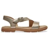 Image de Timberland pour femme. TB0A2R2TN751 Sandales en cuir doré Calista Bay (36 W), Plat, Boucle, Casuel