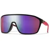 Image de Lunettes de Soleil SMITH BOOMTOWN H1T MATTE RED PATTERN BLACK 99/1/130 Homme