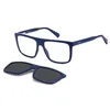Image de POLAROID lunettes, modèle PLD 6230, couleur bleu, verre 56 mm, pont 16 mm