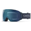 Image de SMITH I/O MAG Lunettes de neige avec lentille ChromaPop   Lunettes de ski et de snowboard performantes avec technologie Easy Change   Pour homme et femme   Bleu marine royal + verres miroir bleus