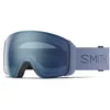 Image de Smith OPTICS 4D MAG XL Lunettes de ski et snowboard Granite Blue   ChromaPop Everyday Blue Mirror