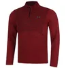 Image de Under Armour Hommes Seamless Stride 1/4 Zip Vêtements De Course Maillot De Course Racer Red - Rouge L
