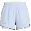 Image de Under Armour Fly by 2-in-1 Shorts, Bleu nimbe/Bleu nimbe/réfléchissant, M Femme