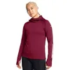 Image de Under Armour Femmes Launch Elite Coldweather Balaclava Hoodie Vêtements De Course Sweat À Capuche Cardinal - Rouge Foncé M