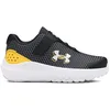 Image de Under Armour Surge 4 Chaussures de course à pied à fermeture alternative pour bébé garçon, (004) Noir/Taxi/Blanc, 6 Infant