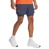 Image de Under Armour Hommes Launch 2In1 5In Short Vêtements De Course Short De Running Gray/Downpour Gray - Gris S