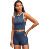 Image de Under Armour Run 96 Débardeur tank top Femmes bleu foncé - gray/downpour gray S