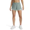 Image de Under Armour Fly by 2In1 Short de Running Femmes Vert - Green/Silica Green L