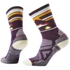Image de Smartwool Chaussettes de Randonnée Légères Mountain Moon Crew Pour Femme, Iris Violet, Taille S