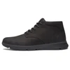 Image de Timberland pour homme. TB0A6C7TEL31 Parker Street Leather Sneakers black (43), Cuir, Noir, Plat, Lacets, Casuel