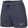 Image de Nike Stride DM4755-437 Dri-Fit Short de Course doublé pour Homme, Bleu foncé/Noir/argenté réfléchissant, Taille L