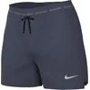 Image de Nike Stride DM4761-437 Dri-Fit Short de Course avec Doublure pour Homme, Bleu foncé/Noir/argenté réfléchissant, Taille 2XL