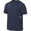 Image de Nike Academy Dri-Fit HJ3791-410 Haut de Football à Manches Courtes pour Homme, Bleu Nuit/Bleu Marine/Blanc, Taille 2XL